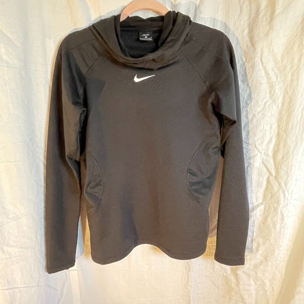 Nike Pro Hyperwarm hoodie Size L black